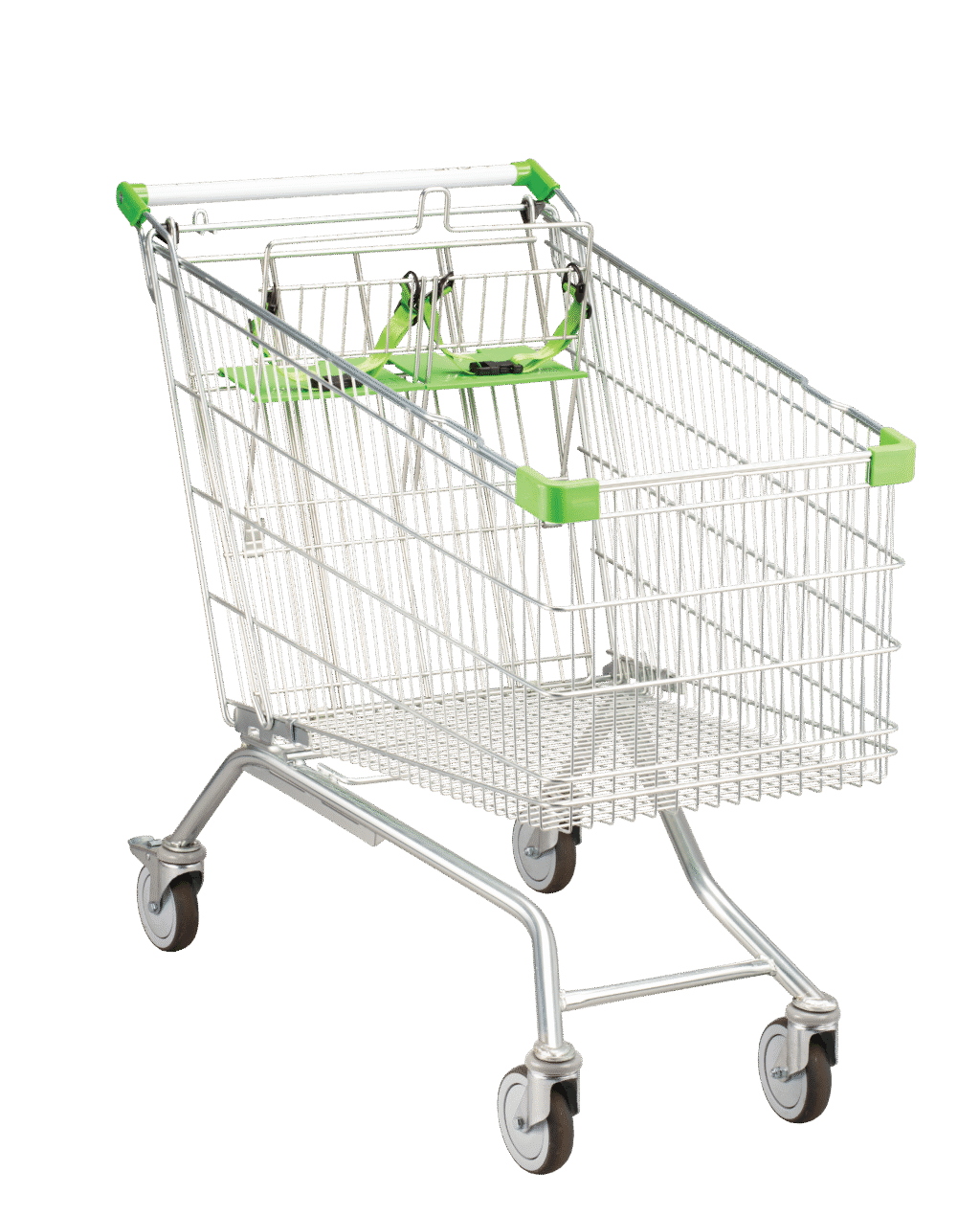 213 Litre with Twin Toddler Seat Shopping Trolley