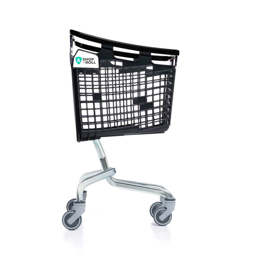 100L Plastic Shopping Trolley