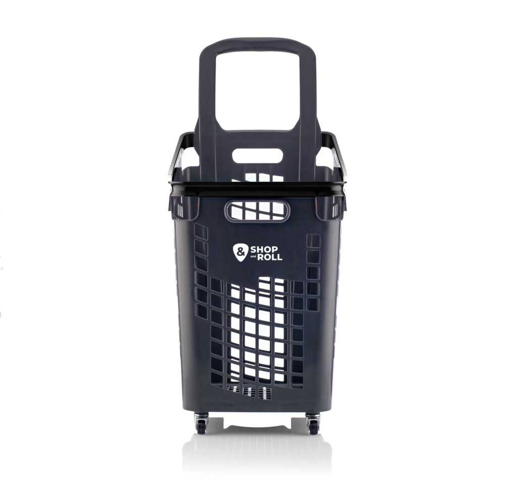 65L Plastic Wheeled Trolley